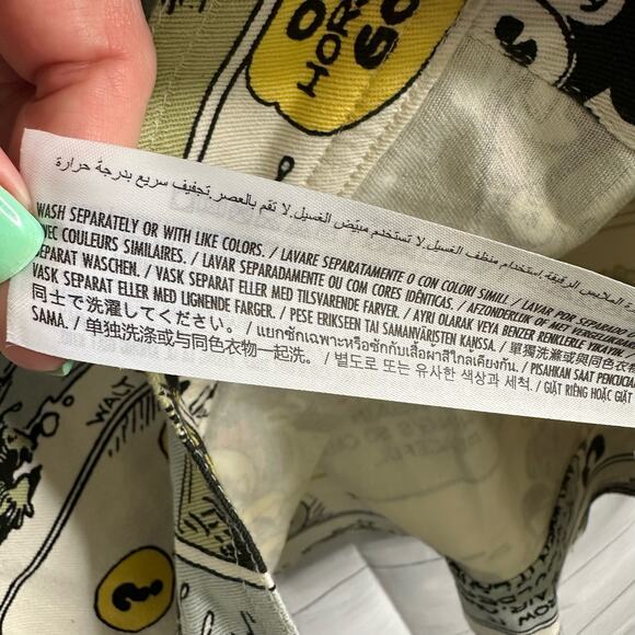 Disney Parks Vintage Mickey Comic Adult size XL Oversized Denim Jean Jacket NEW - Picture 15 of 15